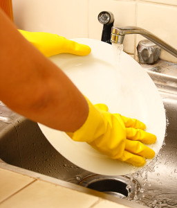 dishwasher, washing dishes