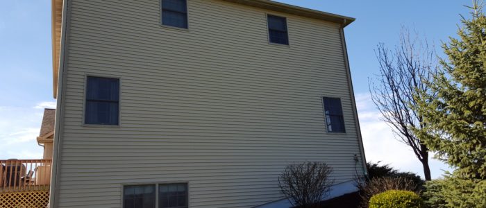 Clean 3 Story Siding